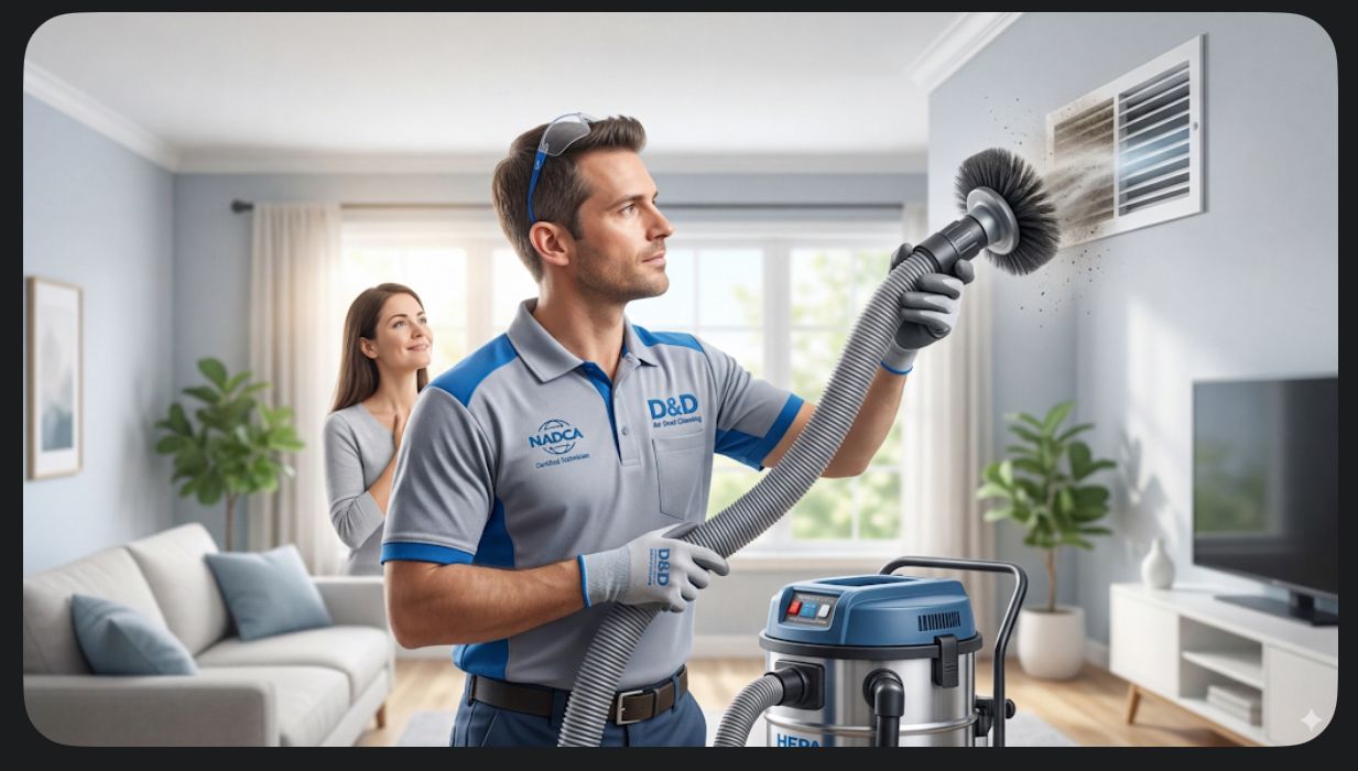 Professional dryer vent cleaning service